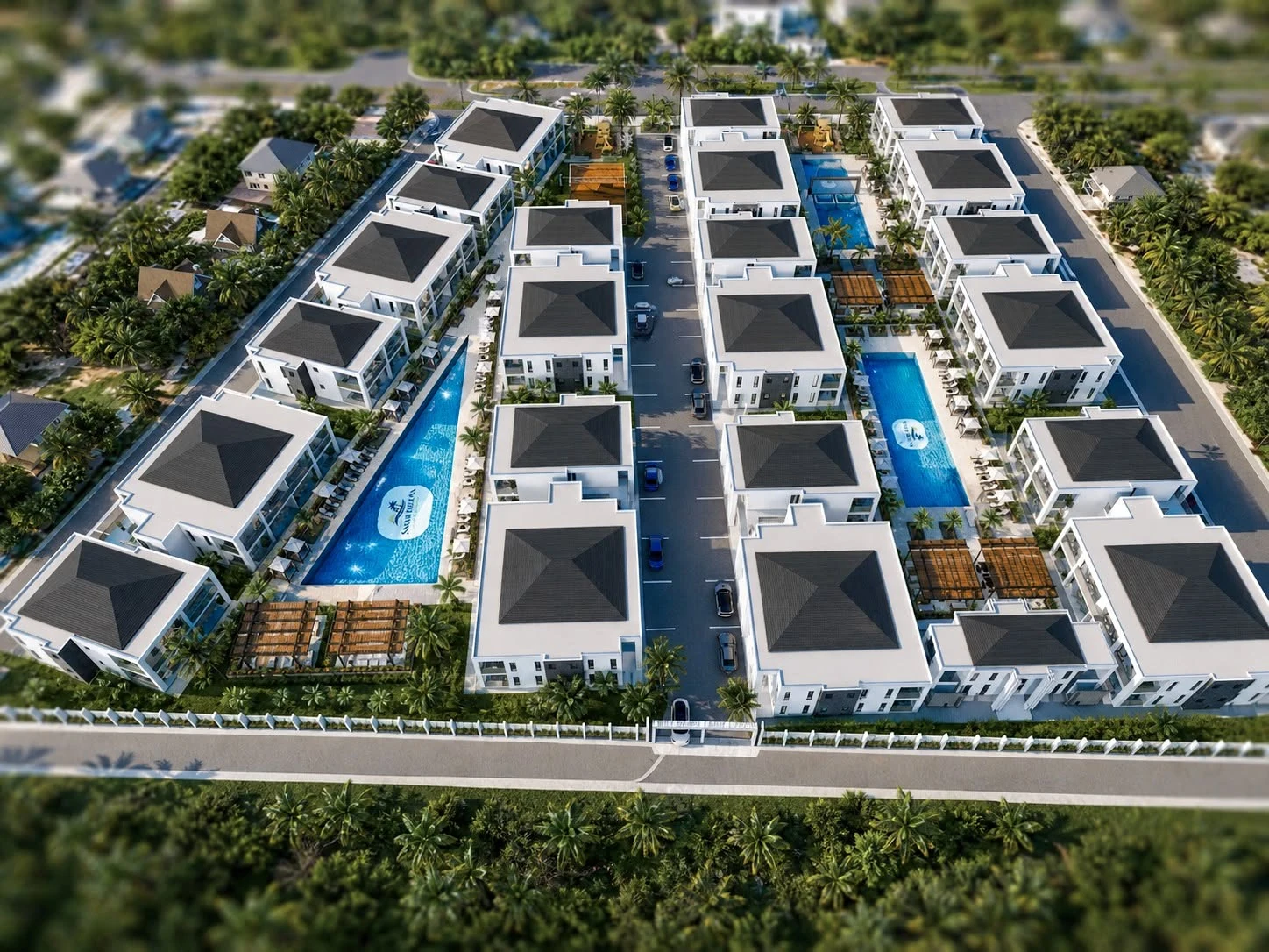 Santa Helena Resort Curacao aerial masterplan