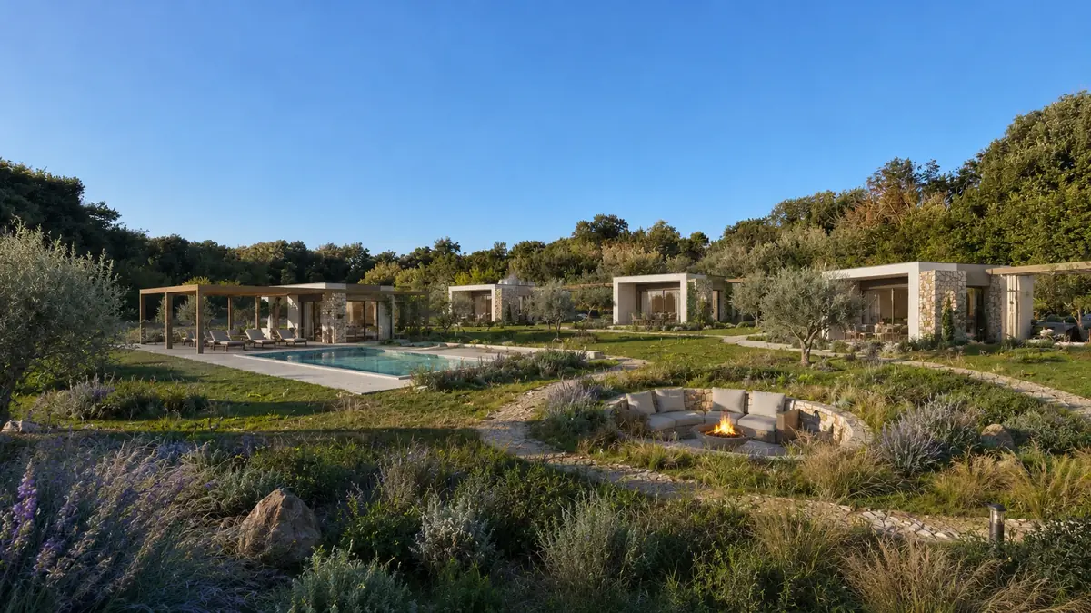 Štinjan property potential concept visualization